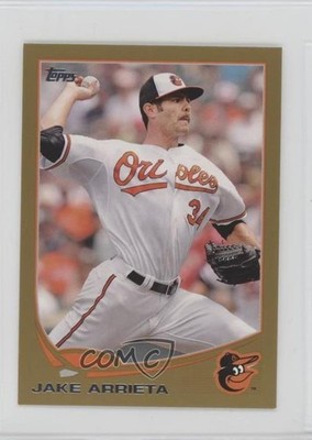 2013 Topps Mini Gold 31/62 Jake Arrieta #134 sh7