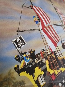 LEGO Set 6285 Manual Instructions ONLY Black Seas Barracuda 1989