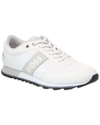 $160 HUGO BOSS Men's PARKOUR RUNN MEMX Sneakers Shoes White Size EU 40 US 7