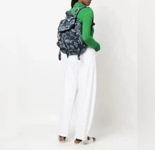 See by Chloe  Joy Rider Backpack in Denim Blue Floral Pattern Cotton Blend