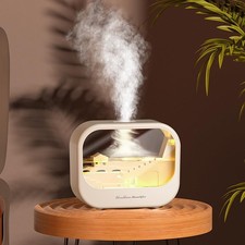 Essential Oil Diffuser, Cute Humidifier with 7 LED Light Colors, Waterless Au...