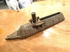 Vintage Cast Metal Civil War Ironclad Paperweight 8 3/4" Long