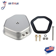 Valve Cover Kit Billet Aluminum Sandblasted Silver Oxide For GX390 Predator 420