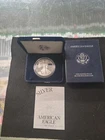 2002-W Proof American Silver Eagle Dollar $1 Box & COA US Mint Bullion OGP