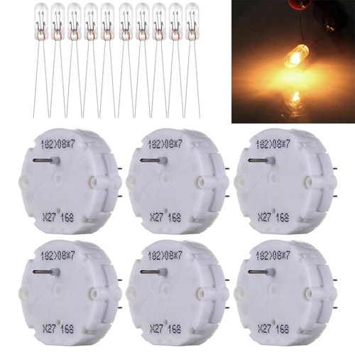 6X GM GMC Stepper Motor Speedometer Gauge Repair Kit Cluster 10 Bulbs X27 168