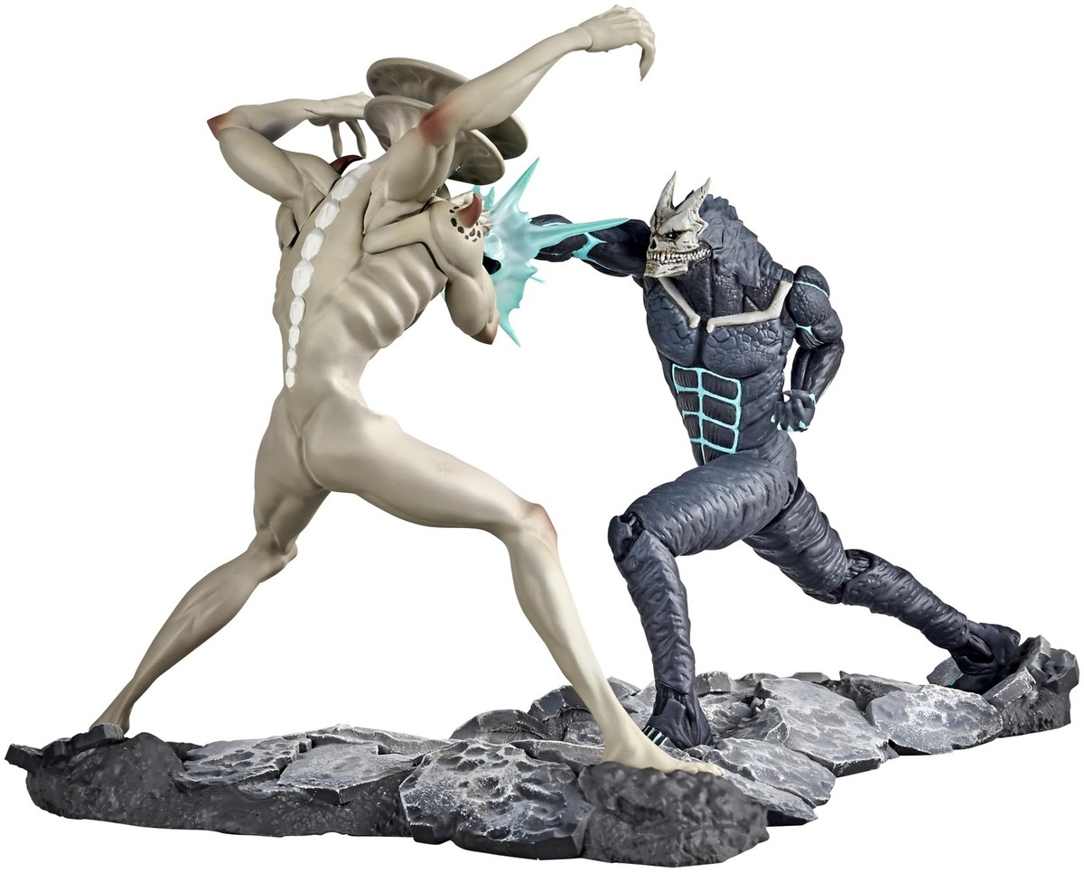 Kaiyodo Kaiju No. 8 Kaiju No. 8 vs Kaiju No. 9 1/18 scale PVC
