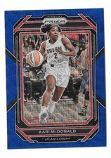 2023 PRIZM WNBA BASKETBALL #5 AARI McDONALD BLUE WAVE PRIZM PARALLEL,DREAM