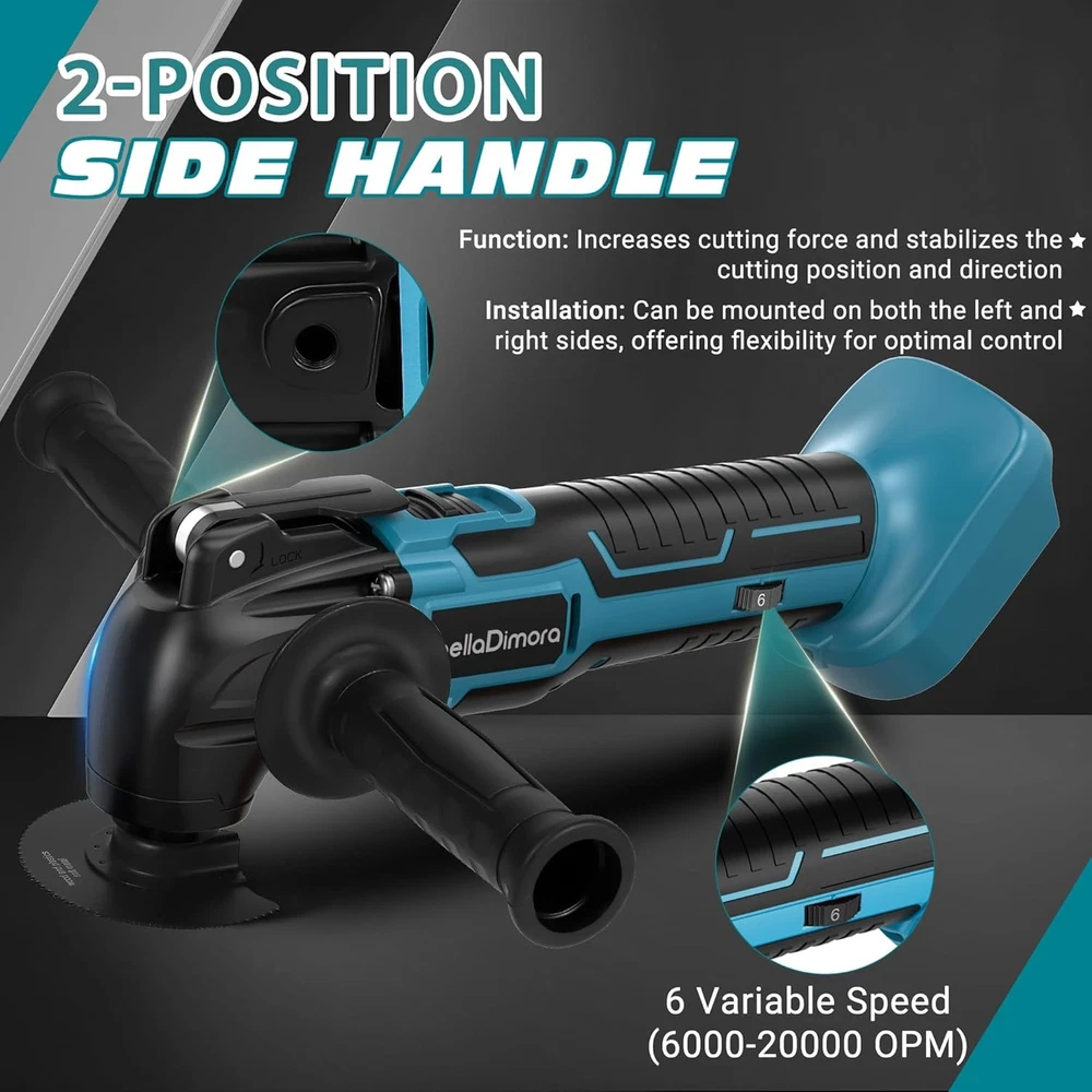 18V Oscillating Multi Tool for Makita Cordless Battery (Battery Sold Separately)