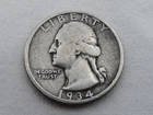 1934 P U.S. Washington Head Quarter FQ-12