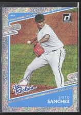 Sixto Sanchez 2021 Donruss The Rookies Rapture #TR8 Miami Marlins