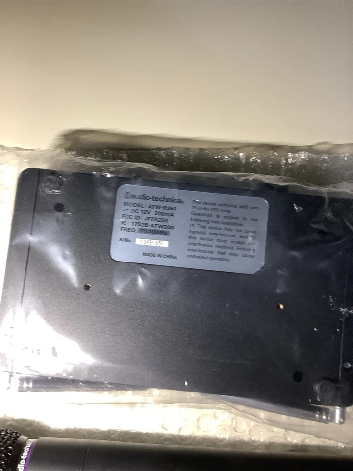 (NEW) Audio-Technica 200 series Freeway VHF With Body pack And Instrument Cable - Image 4 of 4