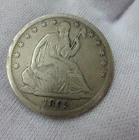1862-S Seated Liberty Half Dollar CIRC