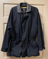 Vtg 90s Sz. M-L Loro Piana Horsey Olympic Coat w/Removable Vest, Leather Collar