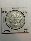 1878-P 7/8TF Strong Morgan Silver Dollar Key Variety
