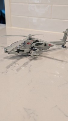 COMBAT COPTER WITH LIGHTS & SOUNDS DIECAST HELICOPTER MODELTOYCARS SL362/1DB
