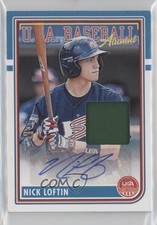 2024 Panini Stars and Stripes Shoes 4/10 Nick Loftin #ASM-NL Auto 09an