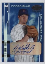 2003 Leaf Certified Materials Mirror Blue Signatures /50 John Webb Auto 19zg