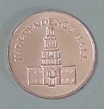 Sunoco Landmarks of America Independence Hall Collector's Coin Token Medal 