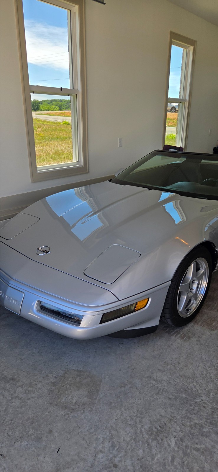 1996 Silver Chevrolet Corvette   | C4 Corvette Photo 3
