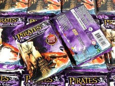3x Sealed Booster Packs WizKids Pirates At Ocean's Edge CSG Pocketmodel New