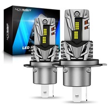 2PCS H4 9003 LED Headlight Bulbs High Low Beam Super Bright 6500K White NOVSIGHT