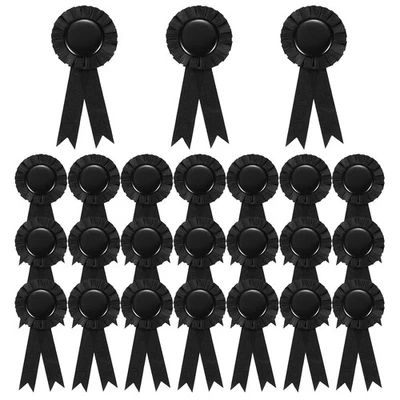 60 Stück Siegerbänder 1. 2. 3. Platz für Preisauszeichnung, Schwarz - Bild 1 von 4
