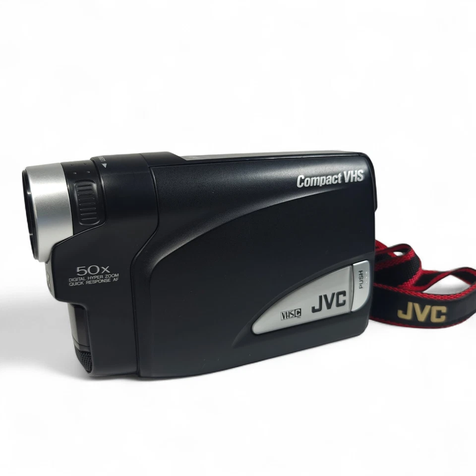 JVC GR-FX11EK 50x Zoom VHSC Camcorder Retro Video Camera, Charger, Bag - Image 2 of 4
