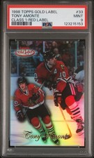 1998 TOPPS GOLD LABEL CLASS 1 RED LABEL #33 TONY AMONTE 23/100 PSA 9