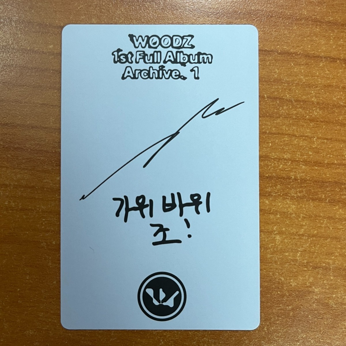 WOODZ Photocard Album Archive 1 Official Kpop | eBay