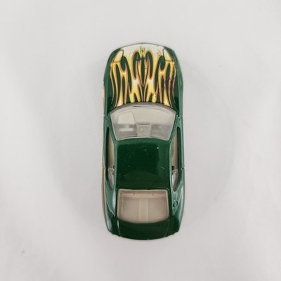 Hot Wheels 1999 Ferrari 456M Vintage Diecast Car Green w/ Flames