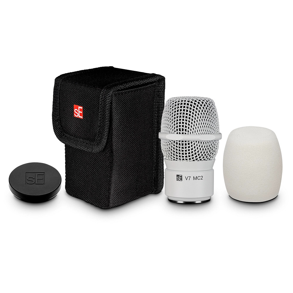 sE Electronics V7 MC1 Supercardioid Mic Capsule for Shure Transmitters  White