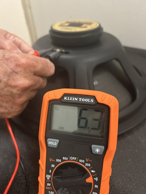 1965 Jensen C15P Gold Label 15” Speaker Ceramic Magnet Vintage #8