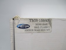 Triton Amber Led 15 Mini Light Bar Tmb-159am Equipment Magnetic Safety Semi