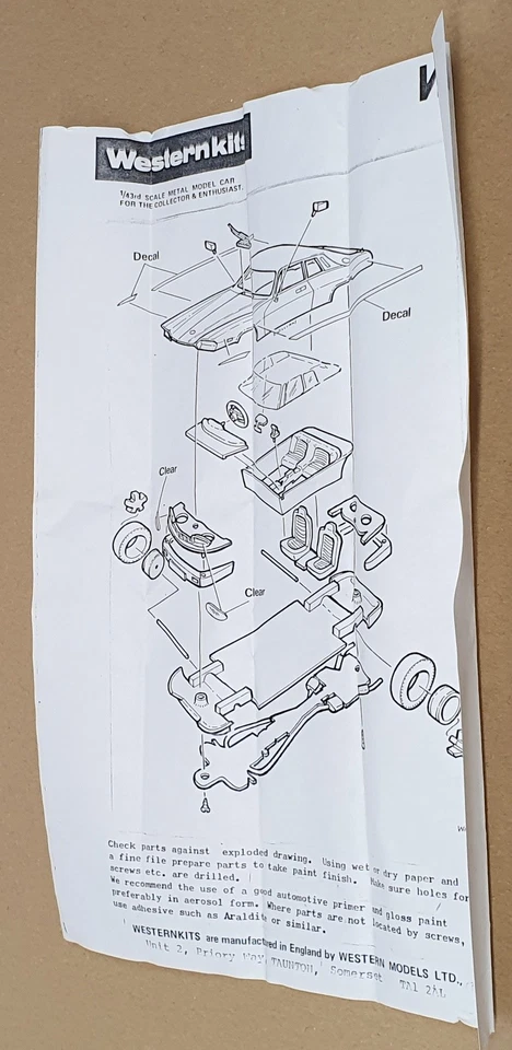 Kit Western Models escala 1/43 sin construir WP115 - 1987 Jaguar XJS V12 Foto 4 de 4