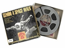 Vintage Gemini 4 Space Walk 8mm Black White Home Movie Film Reel Super 8