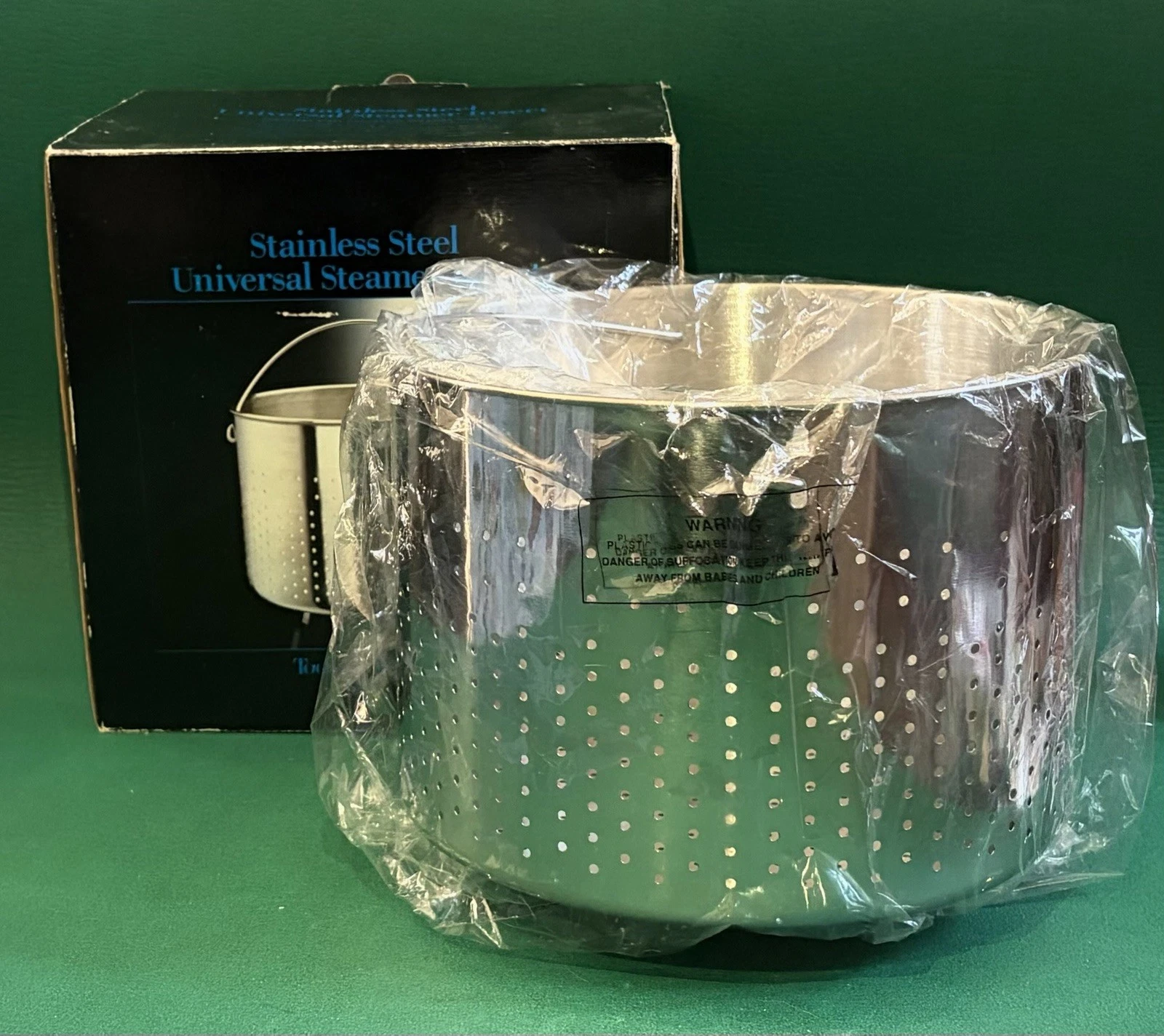 Macy’s Stainless Steel Steamer or Strainer 6qt Insert, NEW
Opens in a new window or tab
