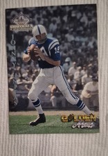 1994 Ted Williams Card Company Roger Staubach's NFL Football - Johnny Unitas #80
