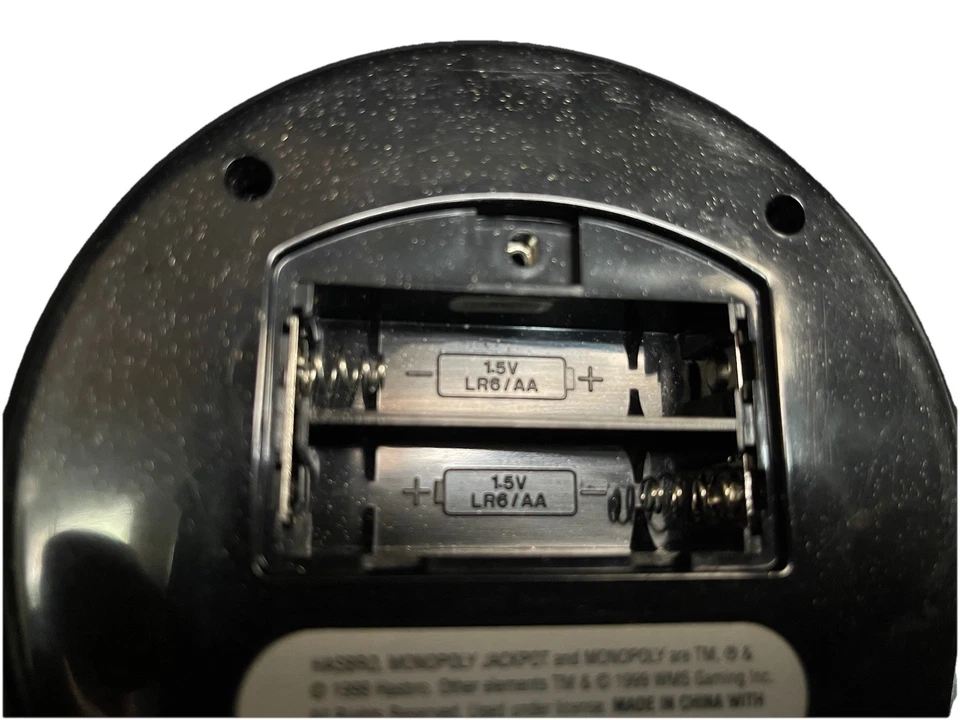 Hasbro Monopoly Jackpot Máquina Tragamonedas Electrónica Portátil Juego-1999-Probado Foto 4 de 4