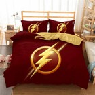 The Flash Single Double Queen King Size Bed Duvet Quilt Doona Cover Set