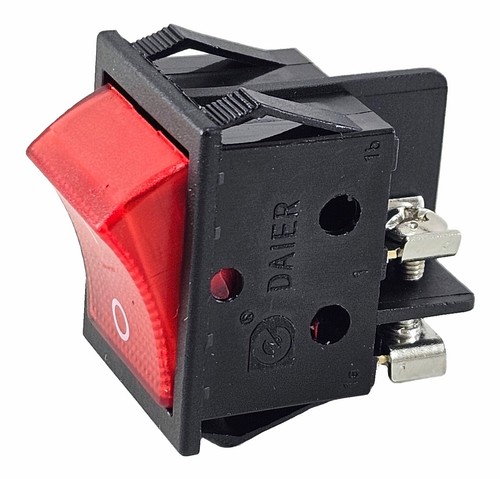 Interruptor basculante con cubierta impermeable y conexión a tornillo 4pin 16A 250 - Imagen 6 de 6