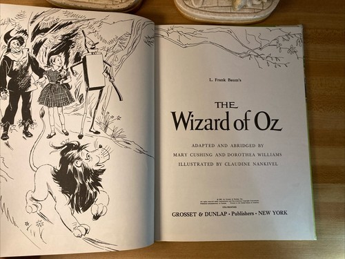 Vintage 1962 Hardcover The Wizard of Oz Book by L. Frank Baum illustrated - Imagen 12 de 18