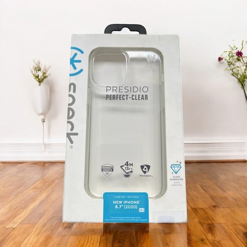 Official Genuine Original Speck (iPhone 12 Pro Max) Clear Case Slim Tough Cover - Picture 6 of 14