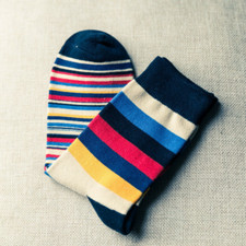 5/10 Pairs Mens Cotton Colors Stripes Casual Sports Warm Soft Breathe Socks New