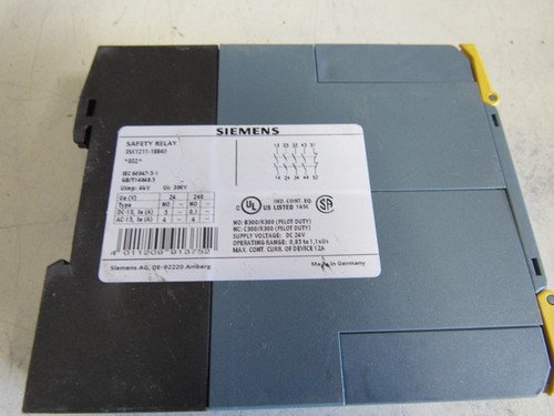 SIEMENS SIRIUS SAFETY RELAY 3SK1211-1BB40 XLNT USED TAKEOUT MAKE OFFER !! - Picture 3 of 4