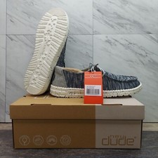 Hey Dude Wendy Sox Dark Grey Slip On Shoes 40078-029 Women's 7