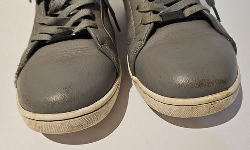 TED BAKER London Men's Shoes Lace Up Sneakers Grey Leather Size US 10 EU 43 - Picture 5 of 11