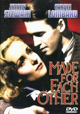 Made For Each Other DVD Jimmy Stewart Carole Lombard Romance Melodrama Movie