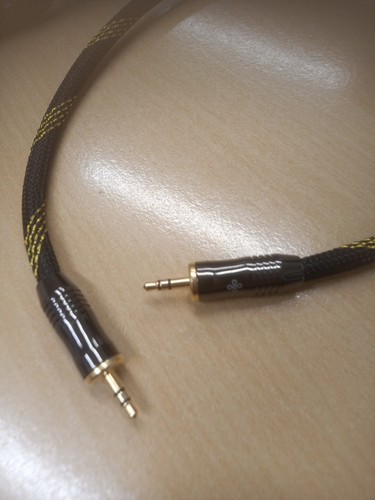 Cable Audio Lead 3.5mm Jack to Jack Stereo Male for Car PC Phone 0.5m - Picture 2 of 3