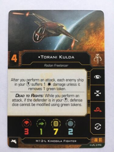 Tarjetas de piloto de Star Wars X-Wing 2da edición: escoria y villanía - Imagen 60 de 78