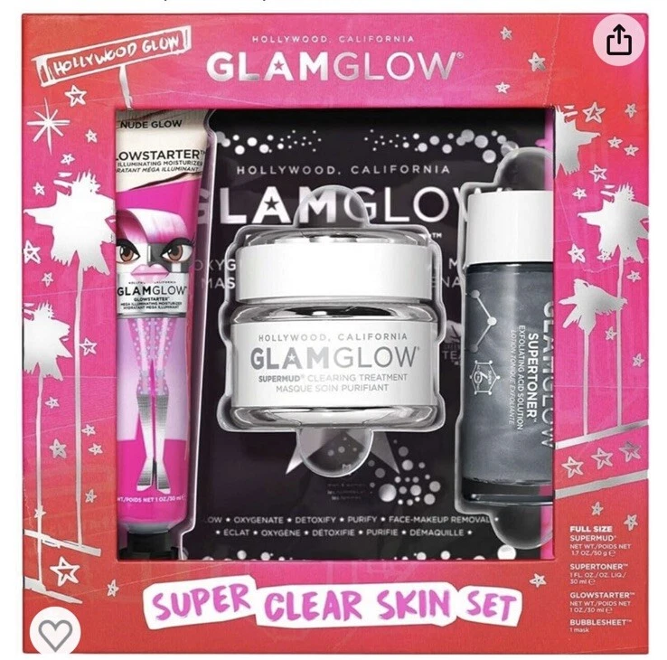 Sephora GLAMGLOW SUPERMUD Super Clear Skin Set Limited Edition 4